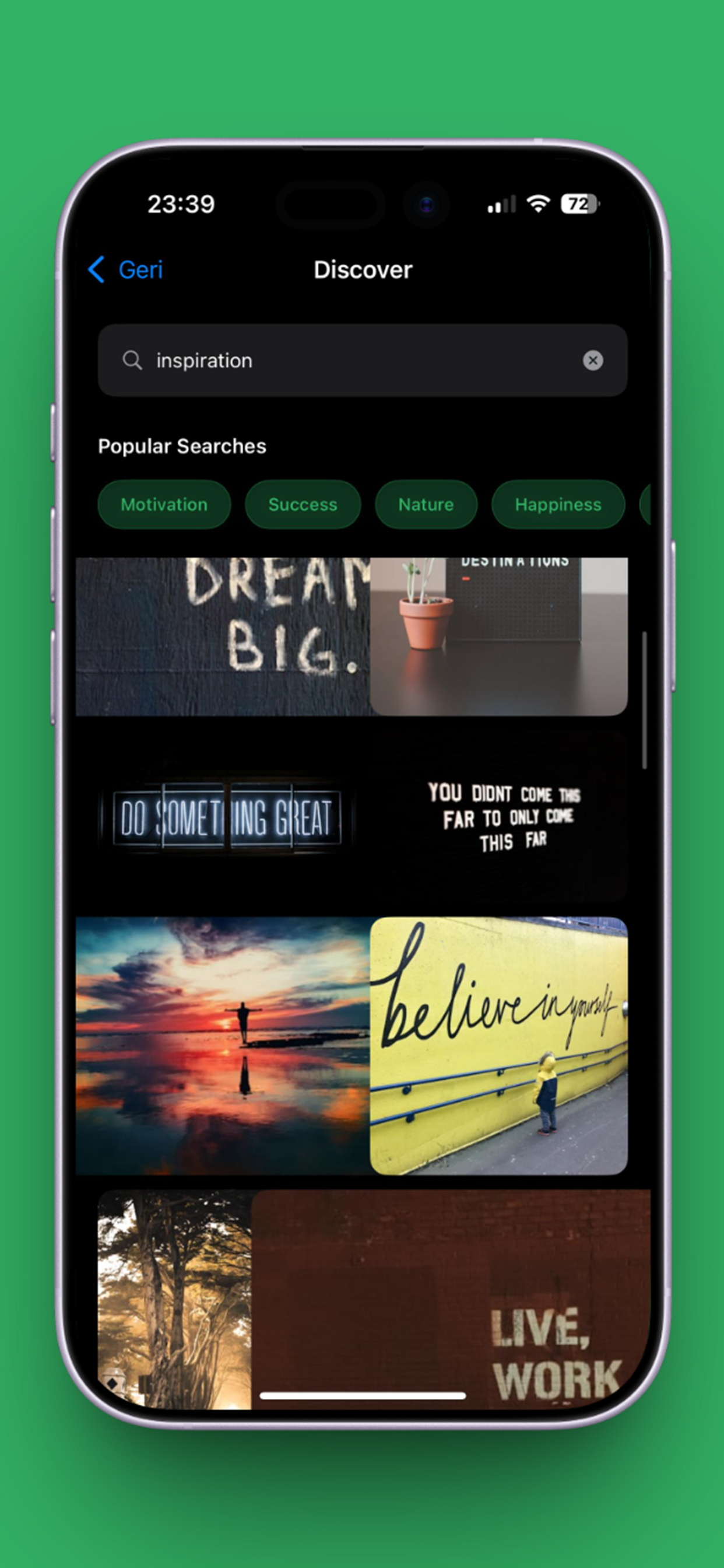Vision Board App Screenshot 1