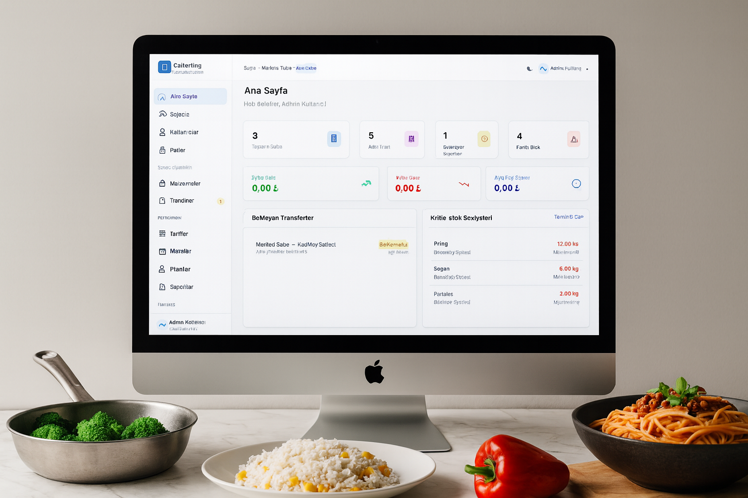 Catering Depo Takip Sistemi
